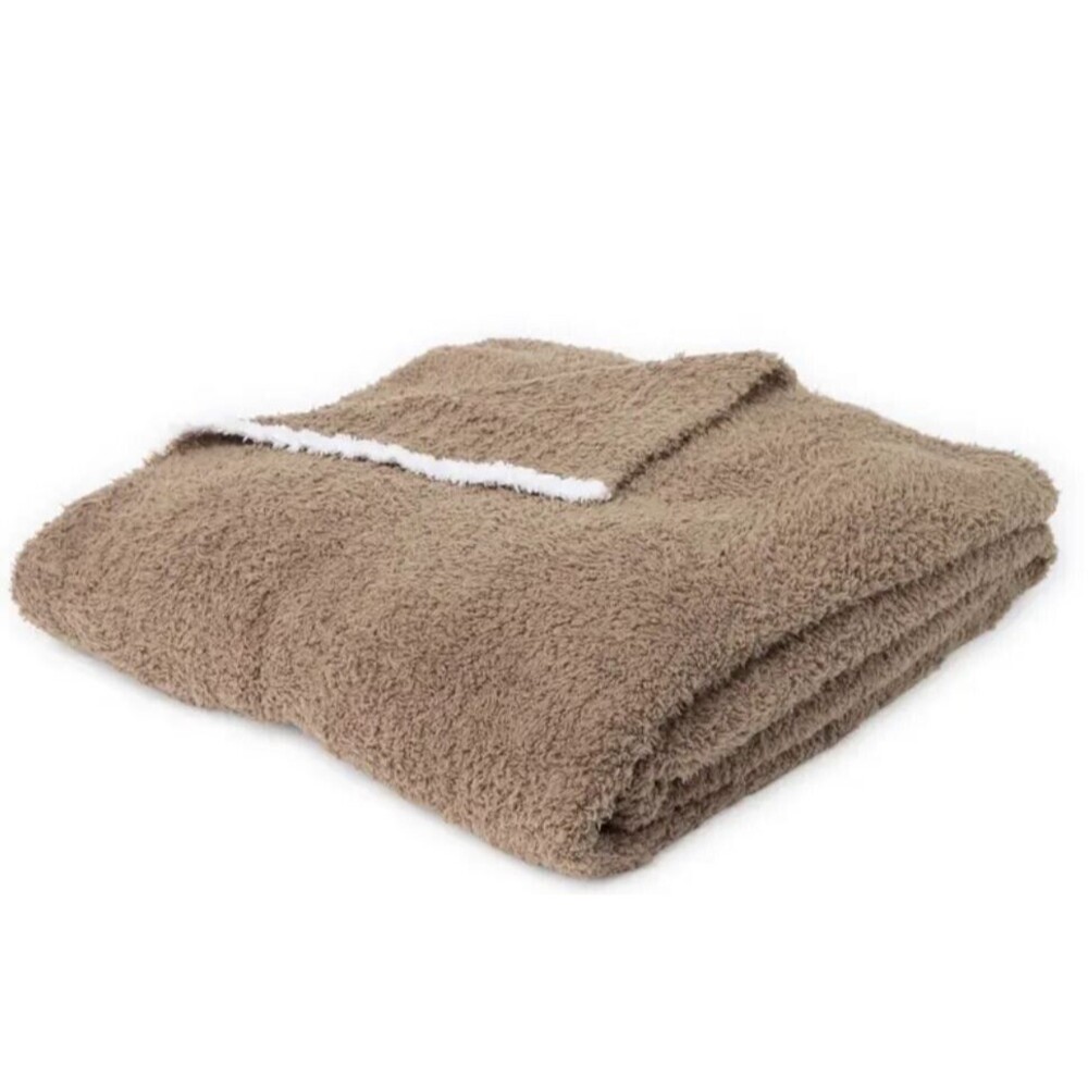 Barefoot Dreams CozyChic™ Rib Trim Throw - 45" x 60"